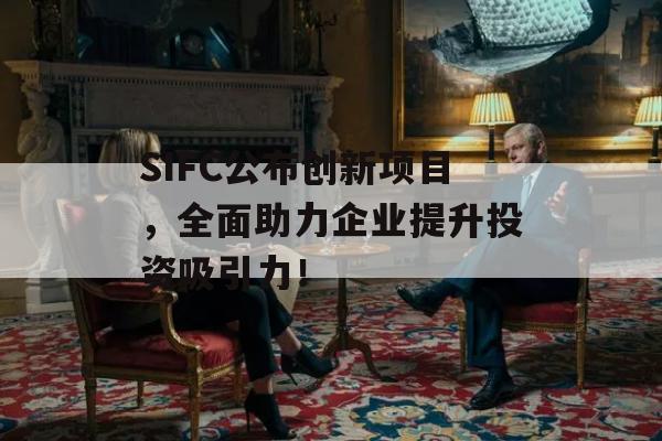 SIFC公布创新项目，全面助力企业提升投资吸引力！