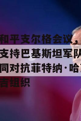 大和平支尔格会议，坚定支持巴基斯坦军队，共同对抗菲特纳·哈瓦里吉组织