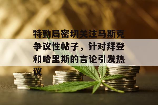 特勤局密切关注马斯克争议性帖子，针对拜登和哈里斯的言论引发热议