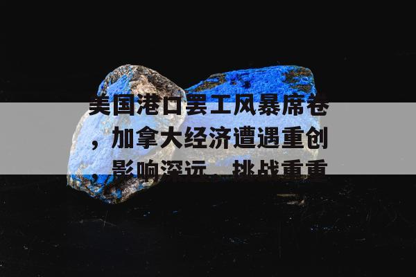 美国港口罢工风暴席卷，加拿大经济遭遇重创，影响深远，挑战重重