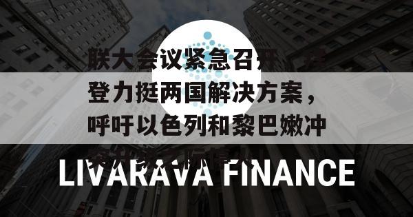 联大会议紧急召开，拜登力挺两国解决方案，呼吁以色列和黎巴嫩冲突升级之际停火！