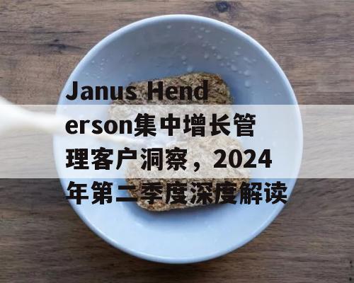 Janus Henderson集中增长管理客户洞察，2024年第二季度深度解读