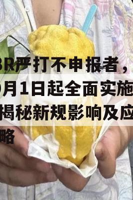 FBR严打不申报者，10月1日起全面实施，揭秘新规影响及应对策略