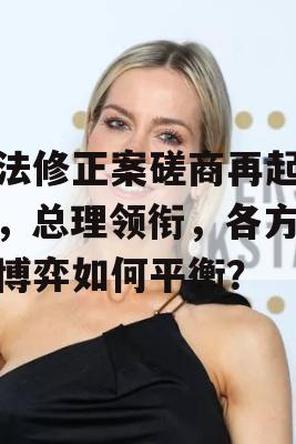 宪法修正案磋商再起波澜，总理领衔，各方利益博弈如何平衡？