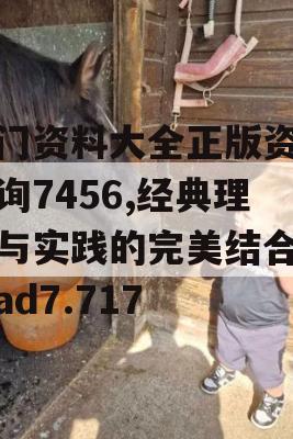 澳门资料大全正版资料查询7456,经典理论与实践的完美结合_iPad7.717