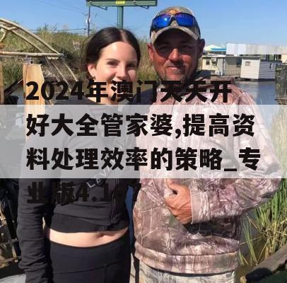 2024年澳门天天开好大全管家婆,提高资料处理效率的策略_专业版4.167