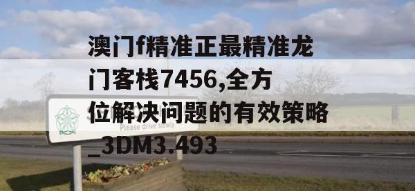 澳门f精准正最精准龙门客栈7456,全方位解决问题的有效策略_3DM3.493