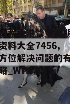 二四六香港管家婆期期准资料大全7456,全方位解决问题的有效策略_WP8.113