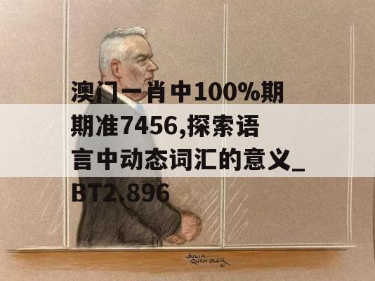 澳门一肖中100%期期准7456,探索语言中动态词汇的意义_BT2.896