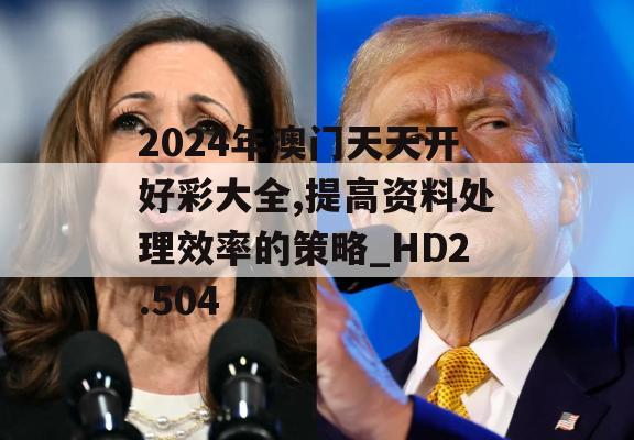 2024年澳门天天开好彩大全,提高资料处理效率的策略_HD2.504