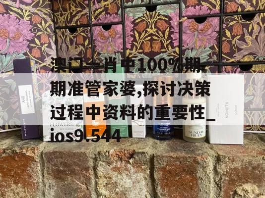 澳门一肖中100%期期准管家婆,探讨决策过程中资料的重要性_ios9.544