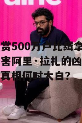 悬赏500万卢比缉拿杀害阿里·拉扎的凶手，真相何时大白？