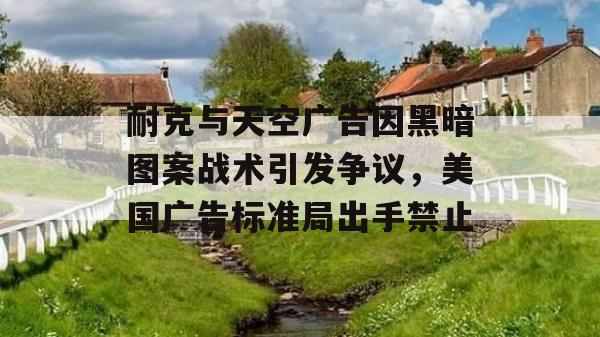 耐克与天空广告因黑暗图案战术引发争议，美国广告标准局出手禁止