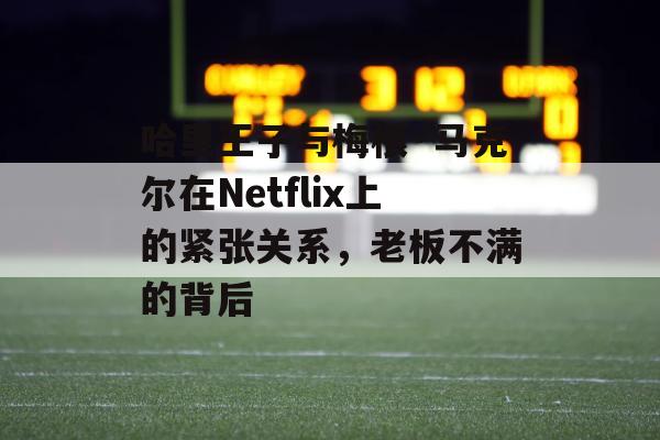 哈里王子与梅根·马克尔在Netflix上的紧张关系，老板不满的背后