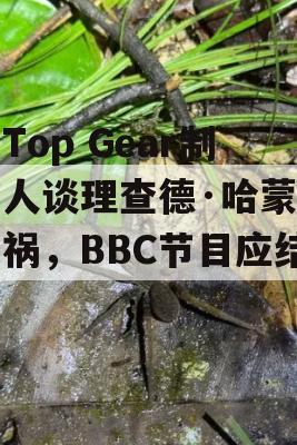 前Top Gear制片人谈理查德·哈蒙德车祸，BBC节目应结束