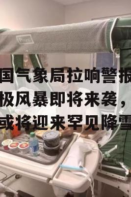 英国气象局拉响警报，北极风暴即将来袭，英国或将迎来罕见降雪