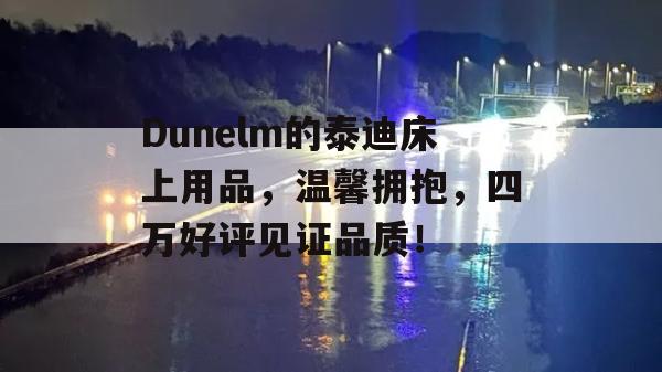 Dunelm的泰迪床上用品，温馨拥抱，四万好评见证品质！