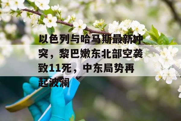 以色列与哈马斯最新冲突，黎巴嫩东北部空袭致11死，中东局势再起波澜