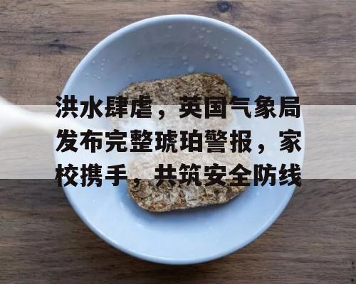 洪水肆虐，英国气象局发布完整琥珀警报，家校携手，共筑安全防线