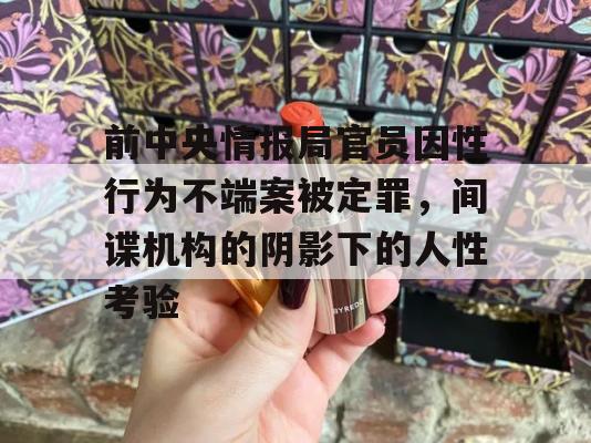 前中央情报局官员因性行为不端案被定罪，间谍机构的阴影下的人性考验