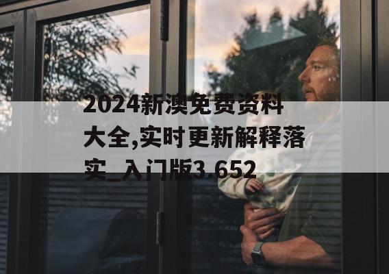 2024新澳免费资料大全,实时更新解释落实_入门版3.652