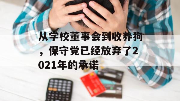 从学校董事会到收养狗，保守党已经放弃了2021年的承诺